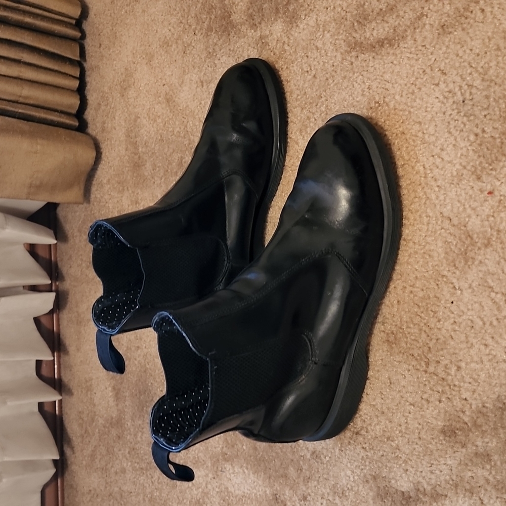 Dr. Martens Flora Chelsea Moto Boots